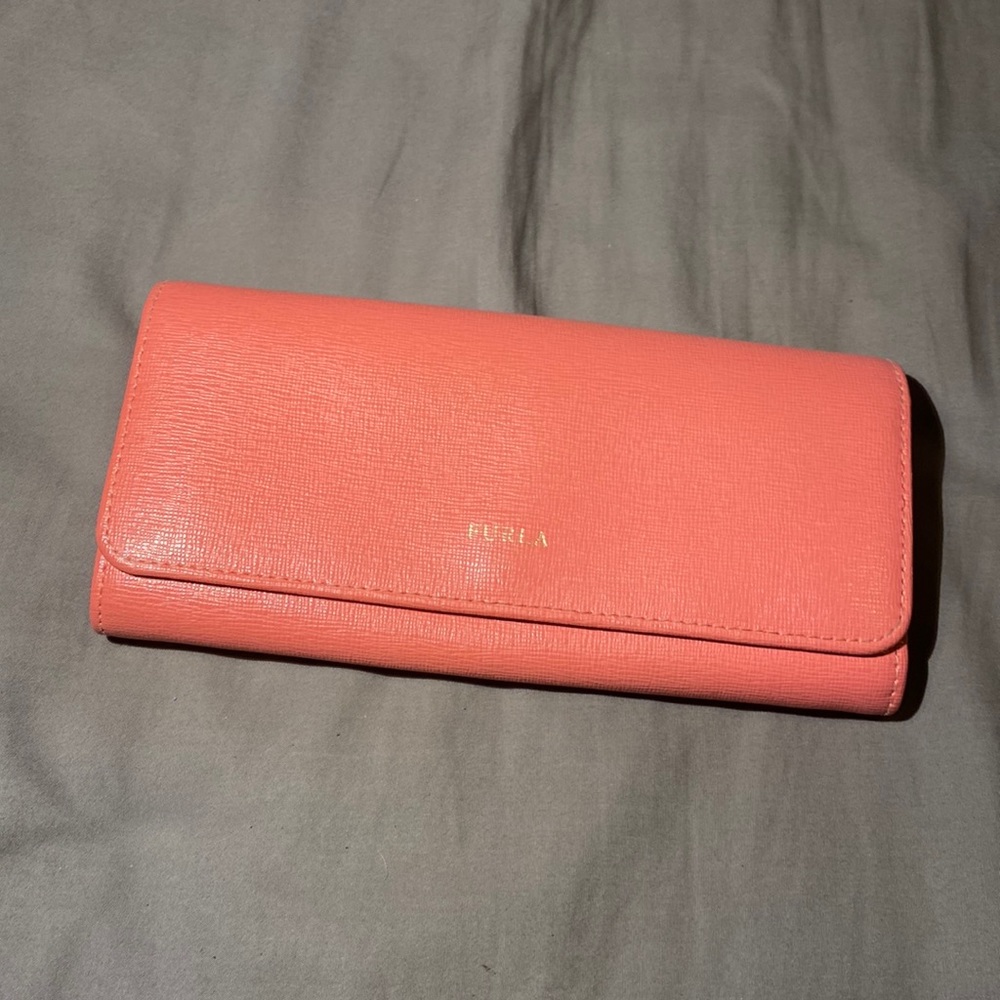 FURLA BABYLON Bi-Fold Wallet Pink